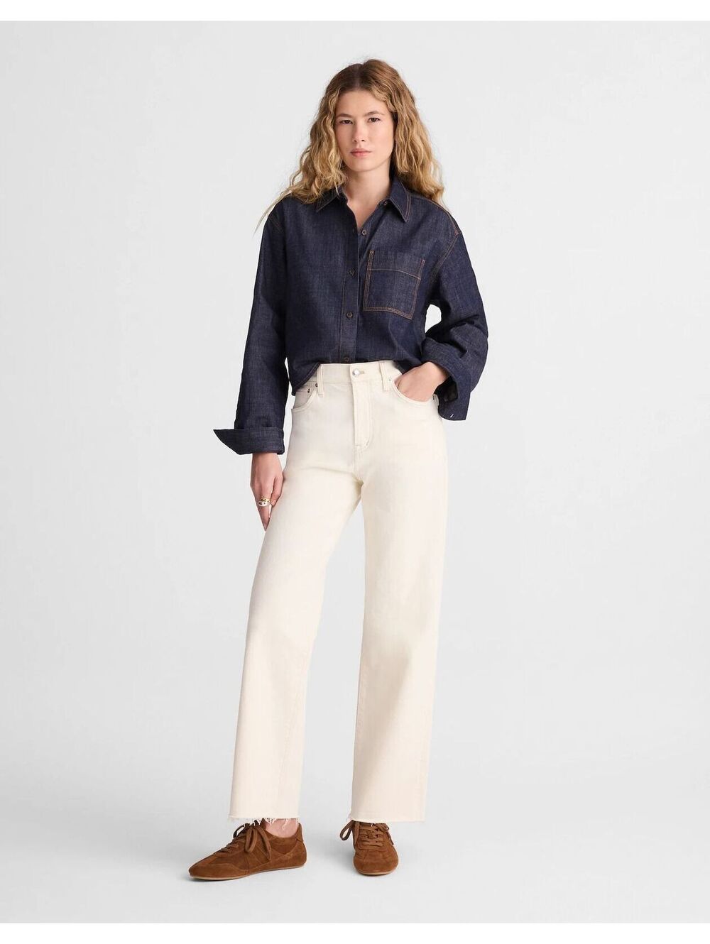 NWT Madewell The Tall Perfect Vintage Wide-Leg Crop Jean Size 29 Tall MSRP $148 - Picture 5 of 5